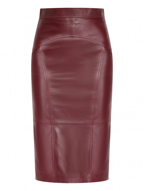 Юбка-карандаш из кожи Max Mara - Общий вид