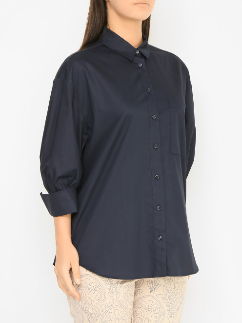 Блуза из плотного хлопка Marina Rinaldi - МодельВерхНиз