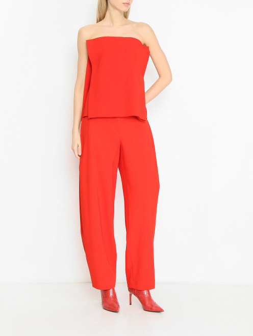 Топ прямого кроя с отстегивающимися бретелями Sportmax - МодельОбщийВид