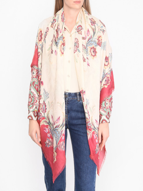 Шаль с узором Etro - МодельОбщийВид