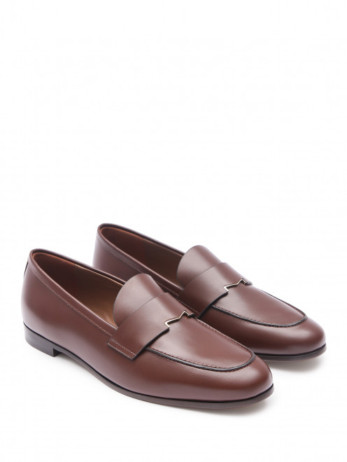 Лоферы из гладкой кожи Max Mara - Общий вид