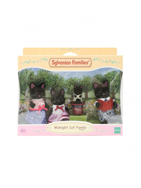 Семья Черных котов Sylvanian Families - Общий вид