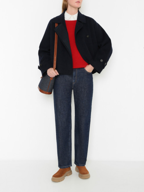 Укороченное полупальто из шерсти  Weekend Max Mara - МодельОбщийВид