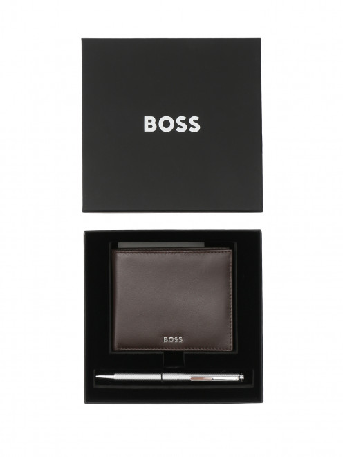 Подарочный набор с портмоне и ручкой Boss - Общий вид