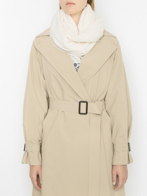 Платок с узором и бахромой Weekend Max Mara - МодельОбщийВид