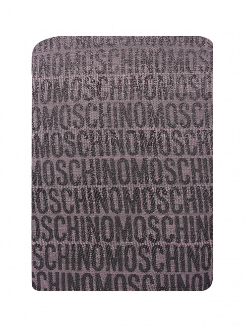 Широкий шарф с логотипом Moschino - Общий вид