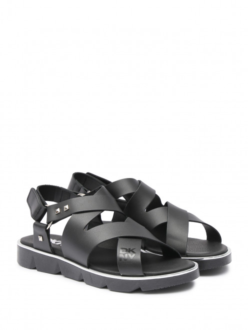 Базовые сандалии из кожи DKNY - Обтравка1