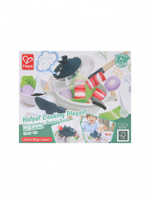 Игровой набор в горшочке, серия "готовим еду" Hape - Общий вид