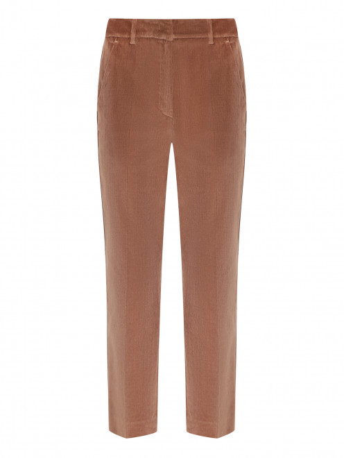 Вельветовые брюки из хлопка Weekend Max Mara - Общий вид