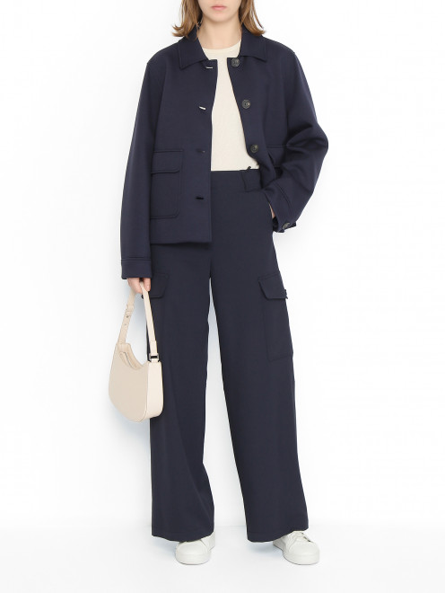 Брюки-карго прямого кроя Weekend Max Mara - МодельОбщийВид