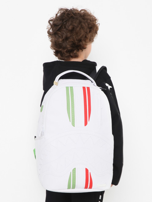 Комбинированный рюкзак с узором Sprayground - МодельВерхНиз