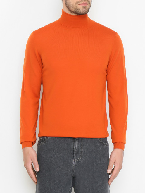 Водолазка из шерсти мелкой вязки Piacenza Cashmere 1733 - МодельВерхНиз