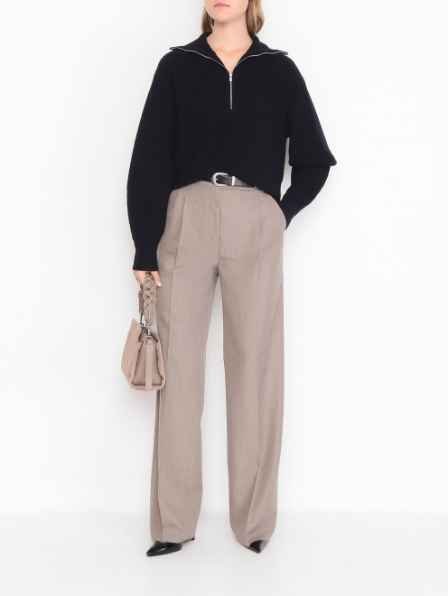 Джемпер из шерсти крупной вязки Max Mara - МодельОбщийВид