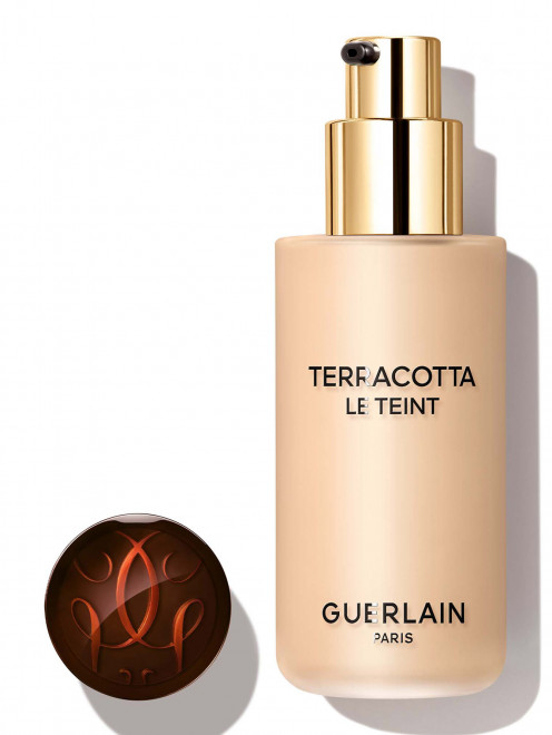 Тональное средство Terracotta Le Teint, 1W Тёплый, 35 мл Guerlain - Обтравка1