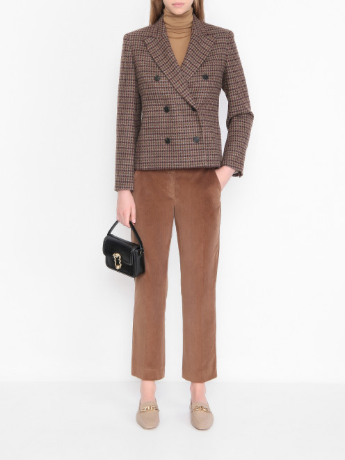 Вельветовые брюки из хлопка Weekend Max Mara - МодельОбщийВид