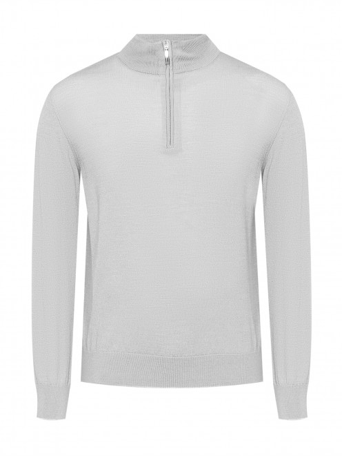 Кардиган с замком воротником из шерсти и шелка Doriani Cashmere - Общий вид