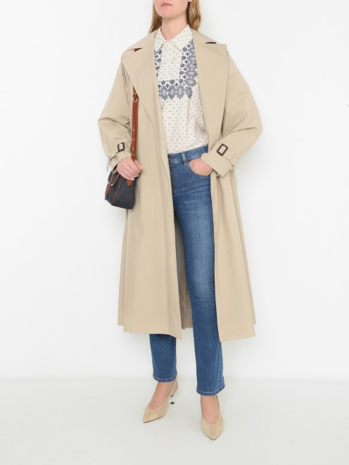 Базовый тренч с карманами Weekend Max Mara - МодельОбщийВид