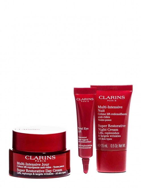 Набор в косметичке Super Restorative Collection, 50+15+7 мл Clarins - Общий вид