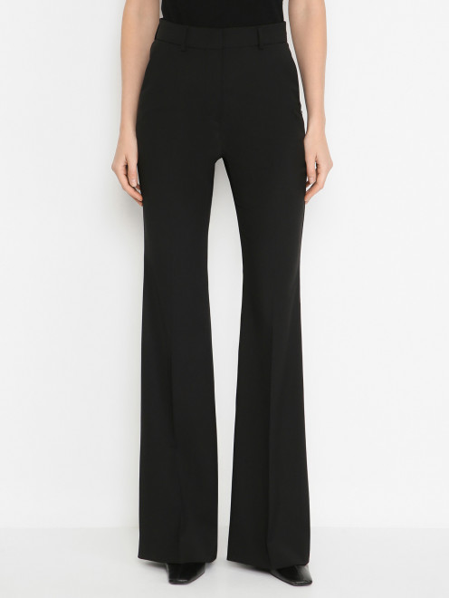 Брюки-клеш из шерсти Sportmax - МодельВерхНиз