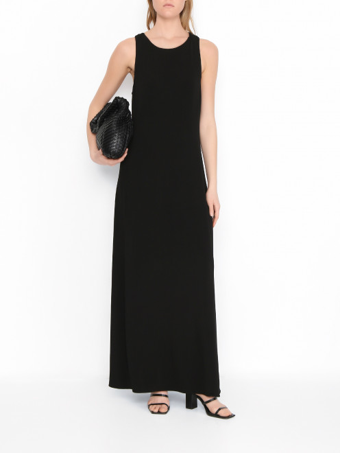 Минималистичное платье из вискозы Max Mara - МодельОбщийВид