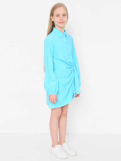 Однотонное платье с драпировкой MSGM - МодельВерхНиз