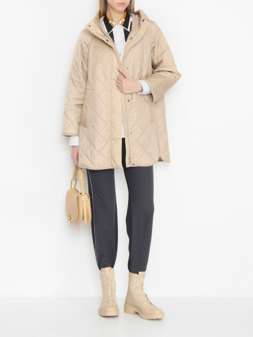 Стеганая куртка с капюшоном Weekend Max Mara - МодельОбщийВид