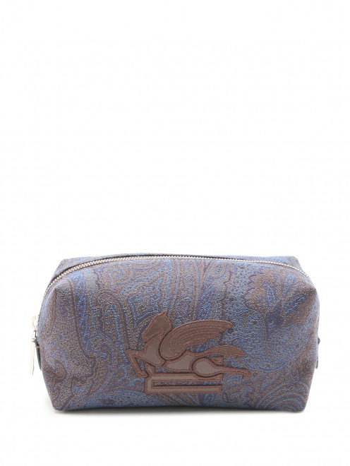 Косметичка из хлопка с узором Etro - Общий вид