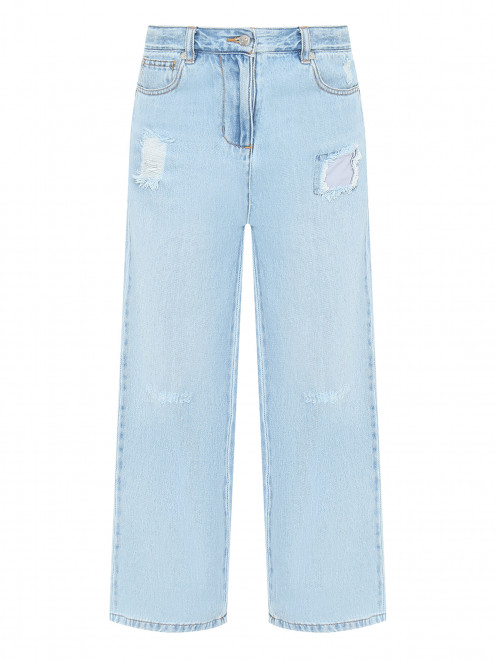 Широкие джинсы с разрезами Ermanno Scervino Junior - Общий вид