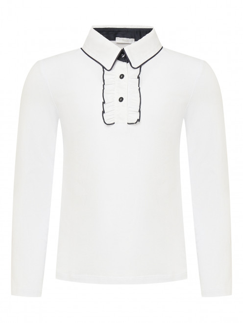 Трикотажная блуза с отложным воротником Treapi - Общий вид