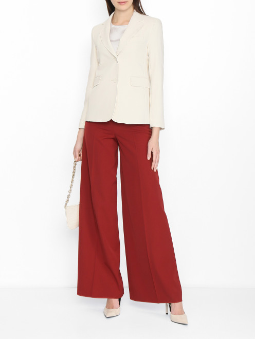 Брюки из шерсти со стрелками Max Mara - МодельОбщийВид