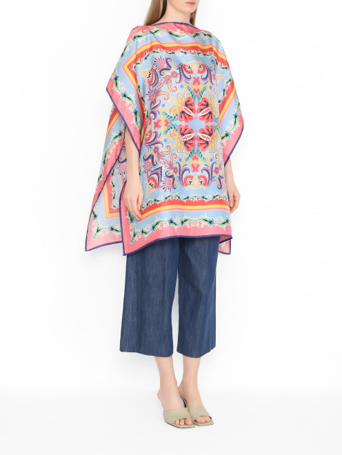 Накидка из двух платков Etro - МодельВерхНиз