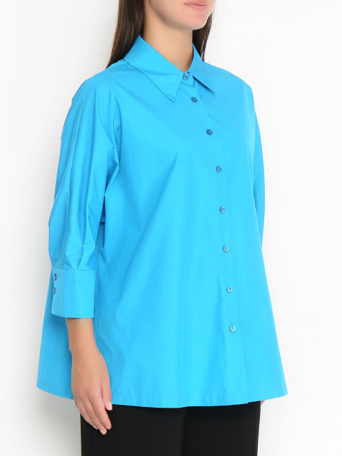Блуза-рубашка из хлопка Marina Rinaldi - МодельВерхНиз