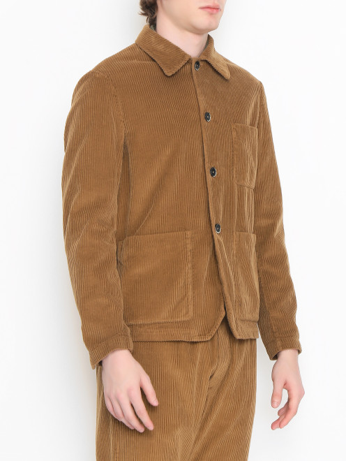 Куртка из вельвета с карманами Barena - МодельВерхНиз