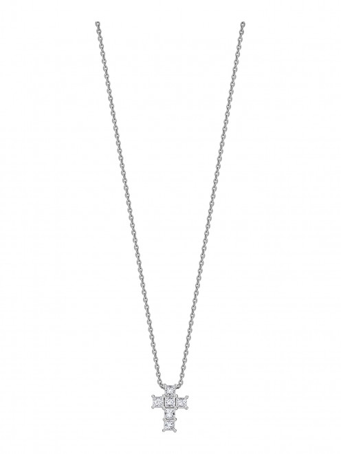 Цепочка к кулону "Крест" из белого золота Safo Jewelry - Общий вид