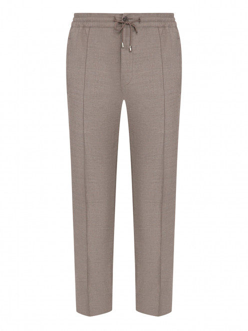 Брюки из шерсти с карманами Doriani Cashmere - Общий вид