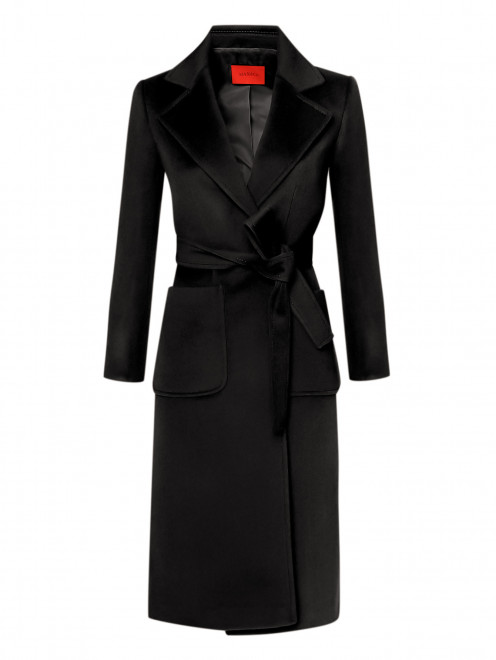 Удлиненное пальто из шерсти с поясом Max&Co - Общий вид