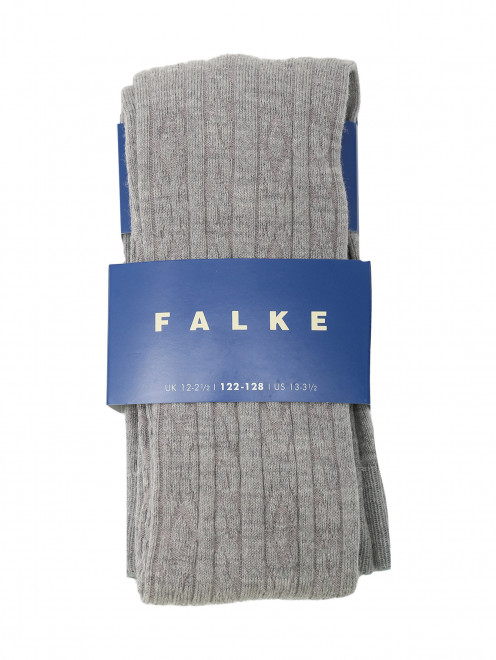 Однотонные узорчатые колготы  Falke - Общий вид