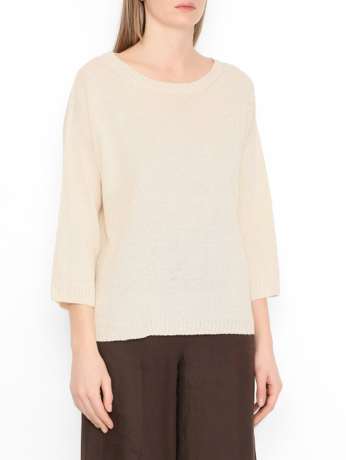 Джемпер из льна Weekend Max Mara - МодельВерхНиз