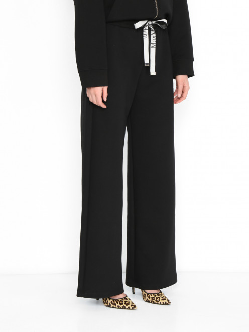 Трикотажные брюки на резинке Max Mara - МодельВерхНиз