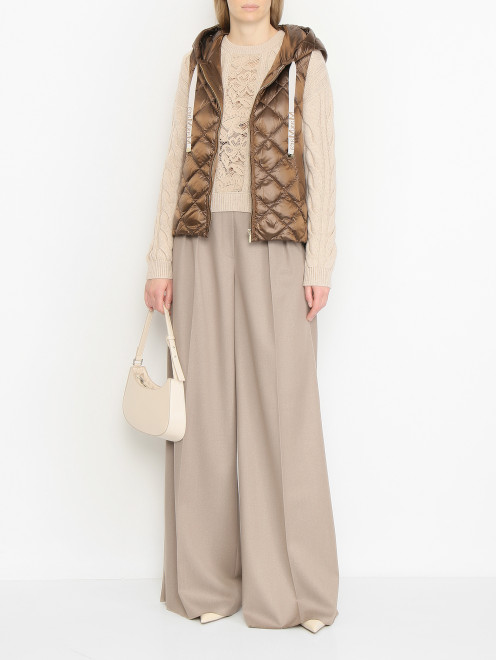 Пуховый жилет с капюшоном Max Mara - МодельОбщийВид