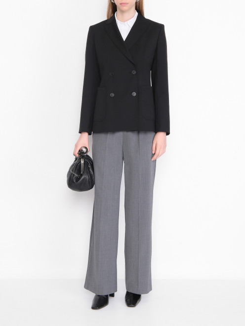 Двубортный жакет из шерсти Weekend Max Mara - МодельОбщийВид