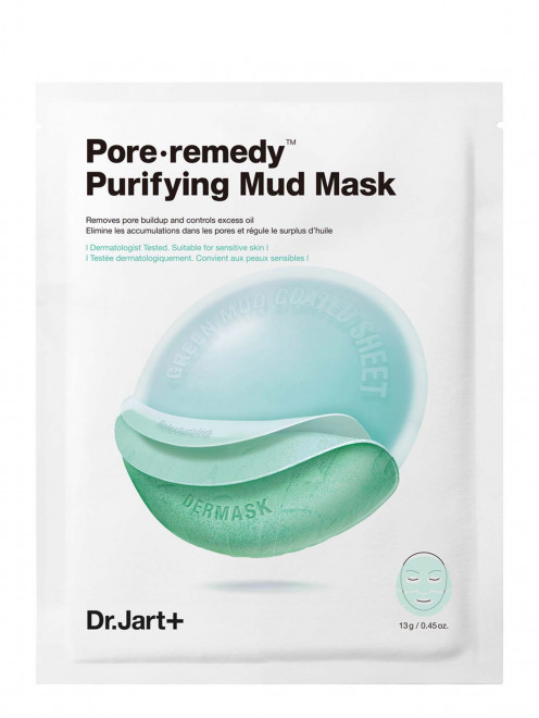 Очищающая маска для лица с зеленой глиной Dermask Pore·remedy Purifying Mud Mask DR.Jart - Общий вид