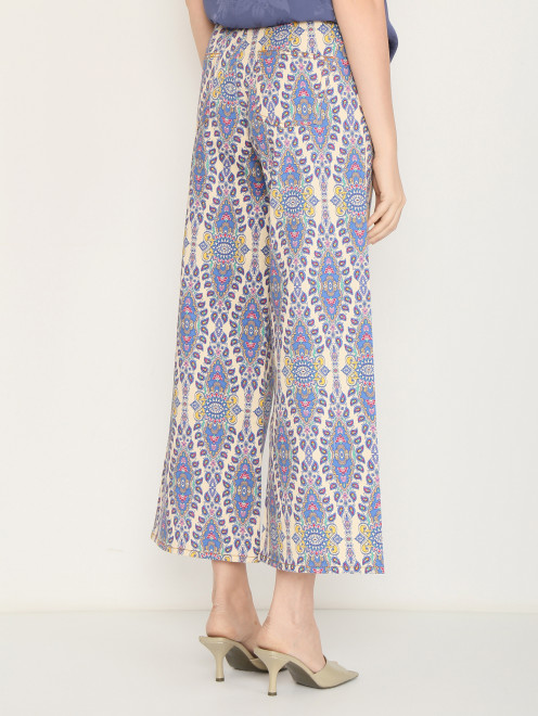 Широкие джинсы с узором Etro - МодельВерхНиз