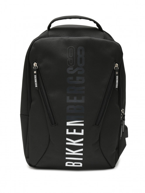 Рюкзак из текстиля с логотипом Bikkembergs - Общий вид