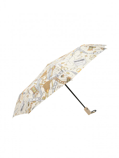 Складной зонт с ярким принтом Moschino - Общий вид
