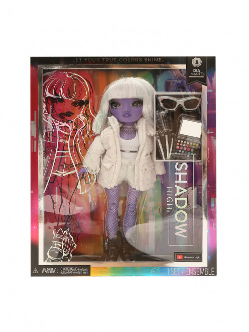 Рейнбоу хай кукла shadow Диа Манте 28 см.  Rainbow High - Общий вид