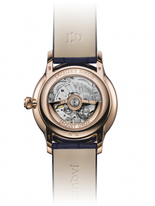 Часы с автоподзаводом на ремне из кожи аллигатора Jaquet Droz - Обтравка1