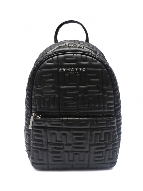 Стеганый рюкзак с логотипом Ermanno Firenze - Общий вид