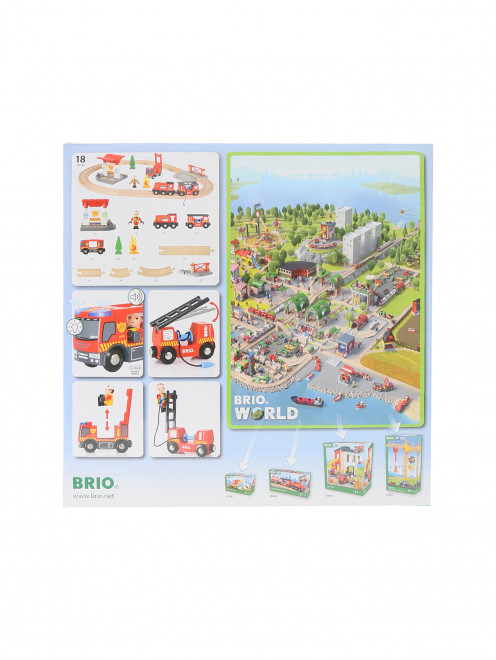 Игровой набор ж/д "Пожарная станция" BRIO - Обтравка1