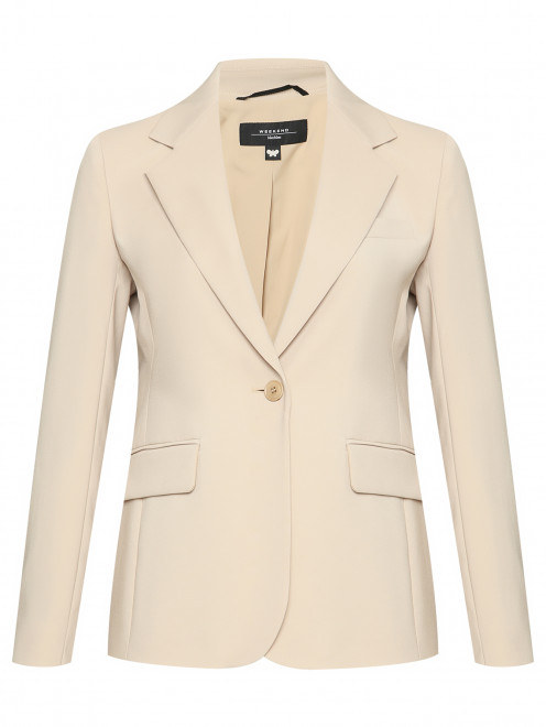 Однобортный жакет из шерсти Weekend Max Mara - Общий вид